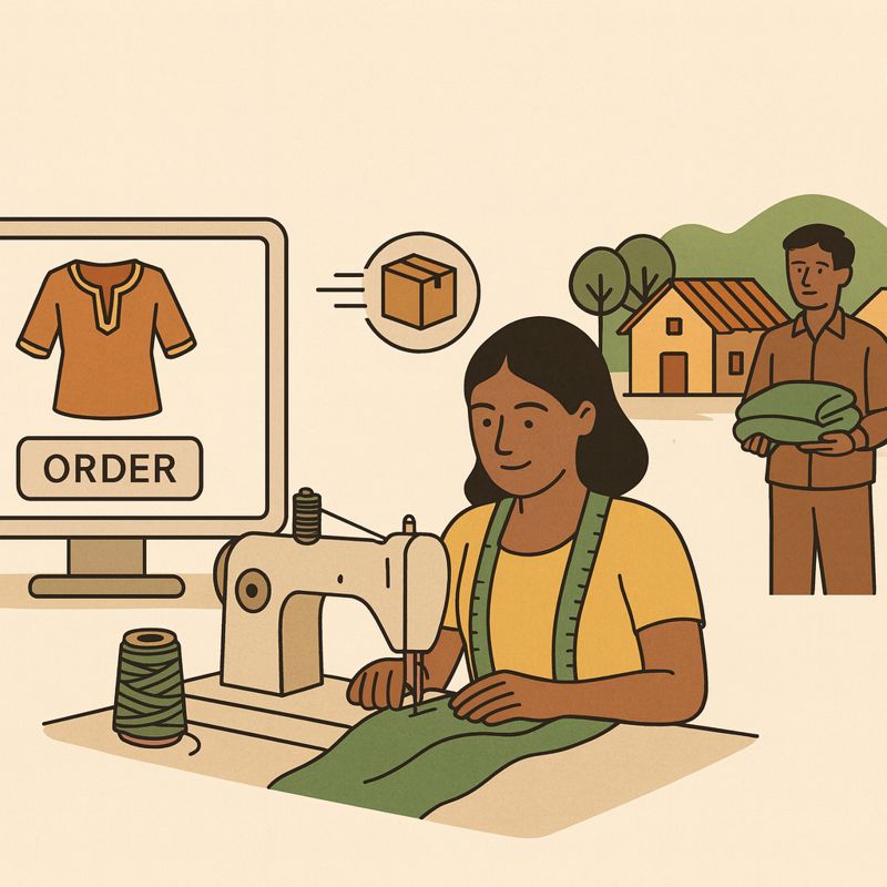 Local Stitching & Alteration Hub - Order Online, Stitch Local, Support Village